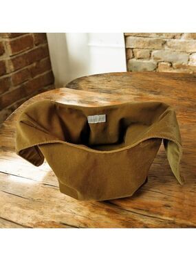 MERIT Signature Bag Makeup Travel Toiletry Corduroy Brown - NWOT